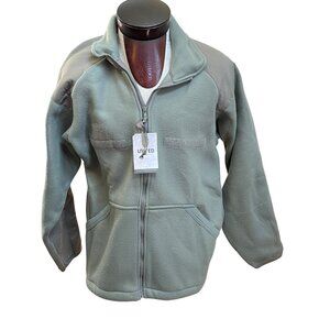 United Join Forces Full Zip Olive Green Fleece LIner Jacket NWT‎ Large Regular